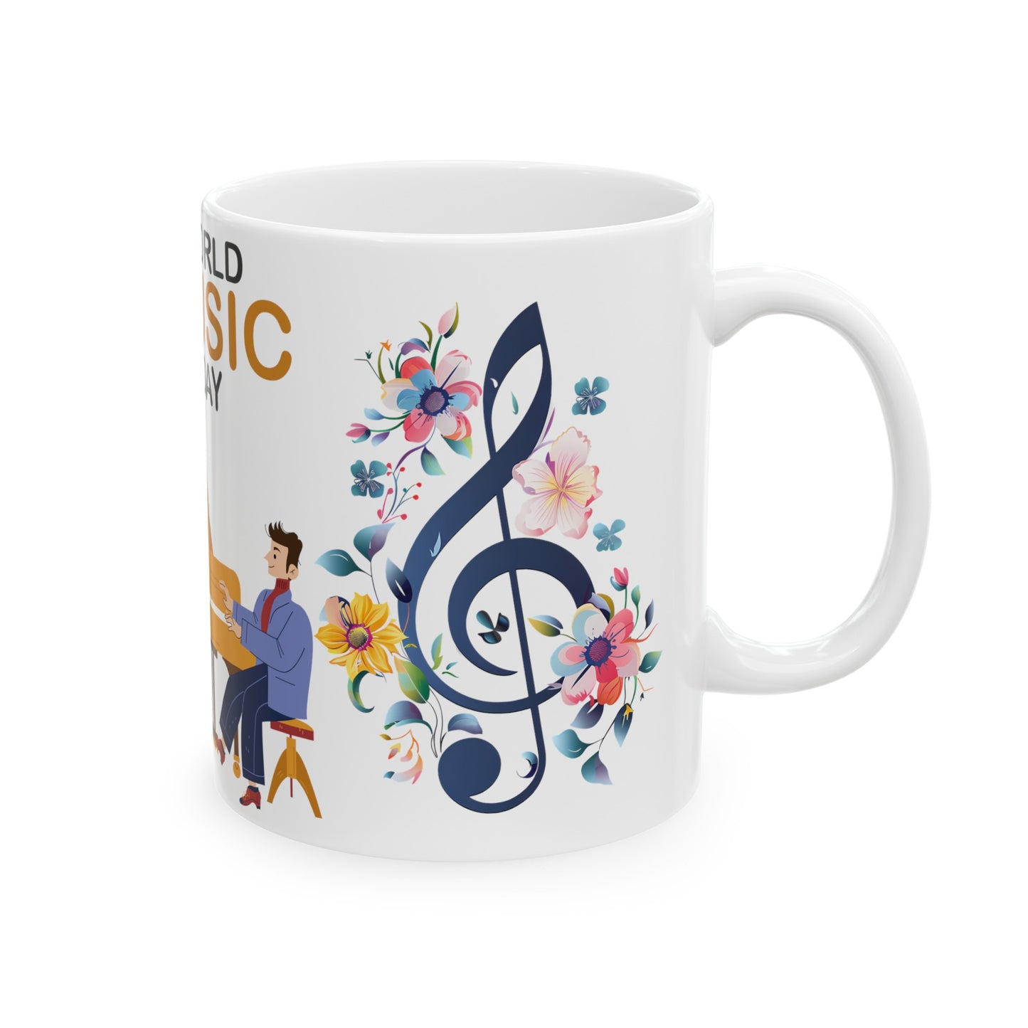 CWS Celebrations - Keramiktasse zum Weltmusiktag (11 oz, 15 oz)