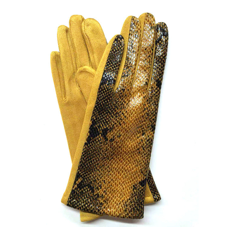 Warm outdoor cycling gloves