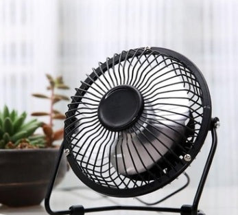 Four Inch Mini USB Iron Aluminum Leaf Office Computer Coolingquiet Fan