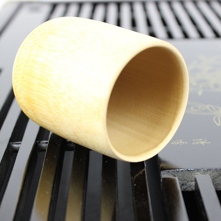 Handmade bamboo tea cup