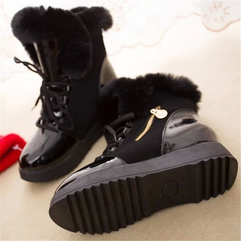 Plus fleece warm cotton boots