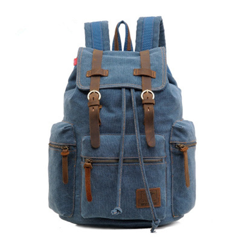 Vintage Travel Canvas Rucksack