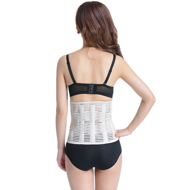 Lumbar support massage belt