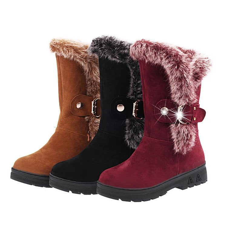 Stay cozy and stylish with LunaWarm's Casual Winter Snow Boots for Women—perfect for chilly days and fashionable comfort.