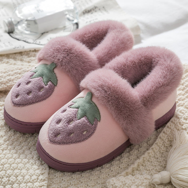 CuteCocoon: Winter home slippers with a cute bag for cozy warmth.