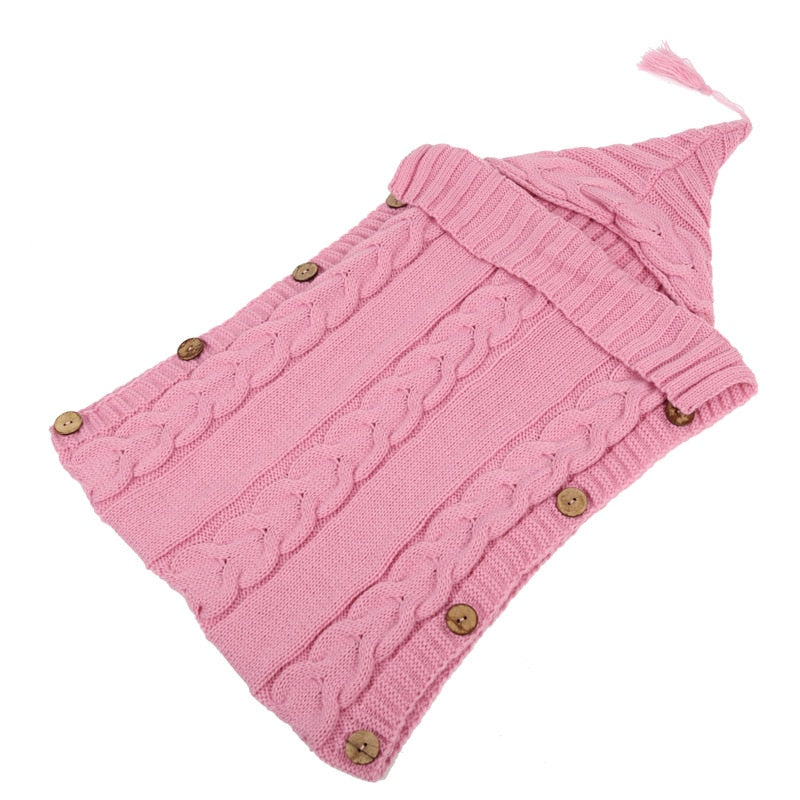 Autumn Winter Baby Knitted Wool Sleeping Bag