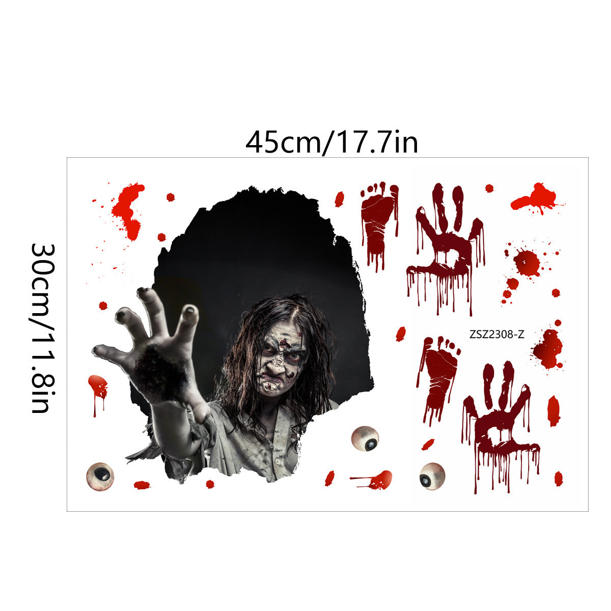 Halloween decoration stickers