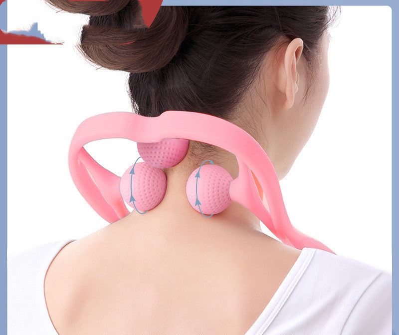 Three-ball Multifunctional Spine Massager