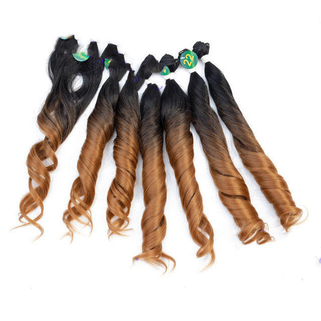 Chemical fiber hair curtain