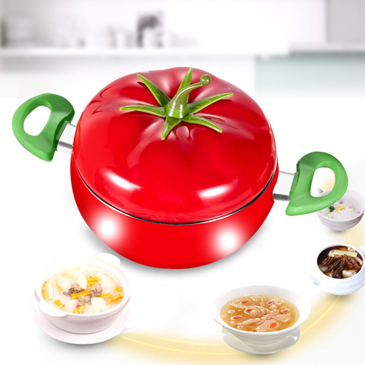 Tomato Soup Pot Steamer Induction Cooker Gas Universal Pot