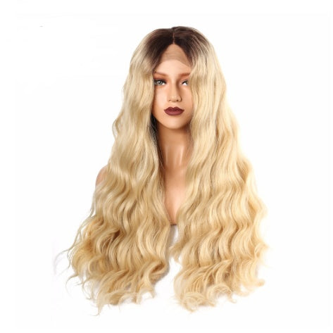 Long curly hair wig set