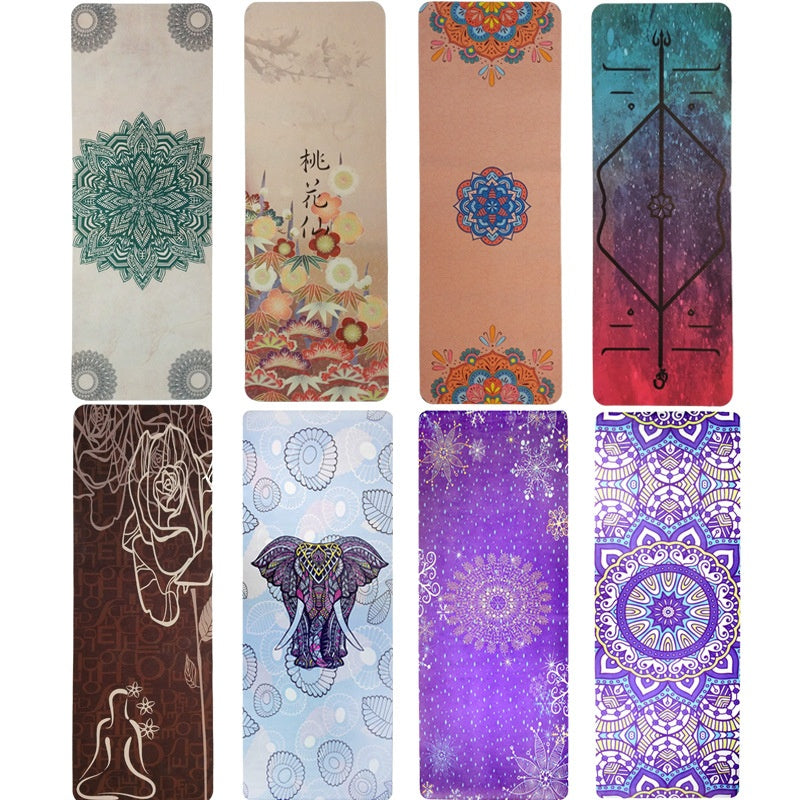 Non slip high quality soft suede yoga mat