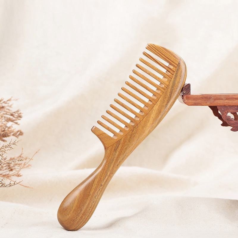 Green Sandalwood Hair Comb