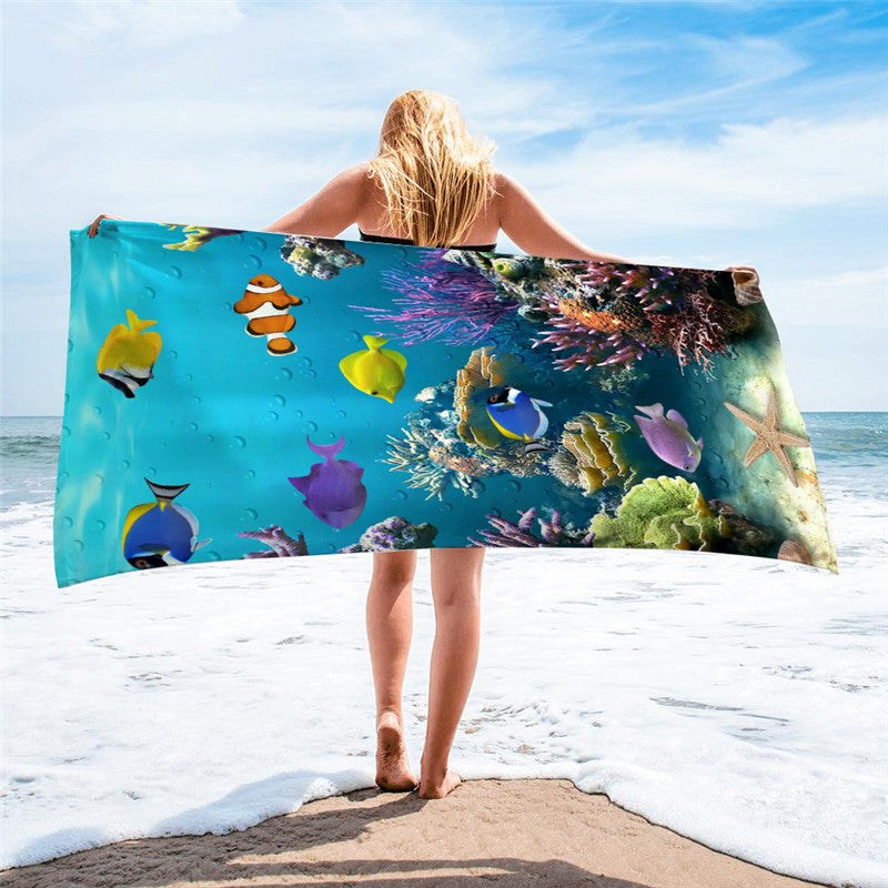 Square beach towel