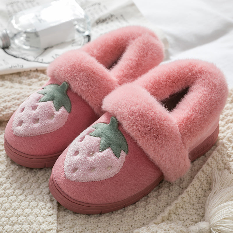 CuteCocoon: Winter home slippers with a cute bag for cozy warmth.