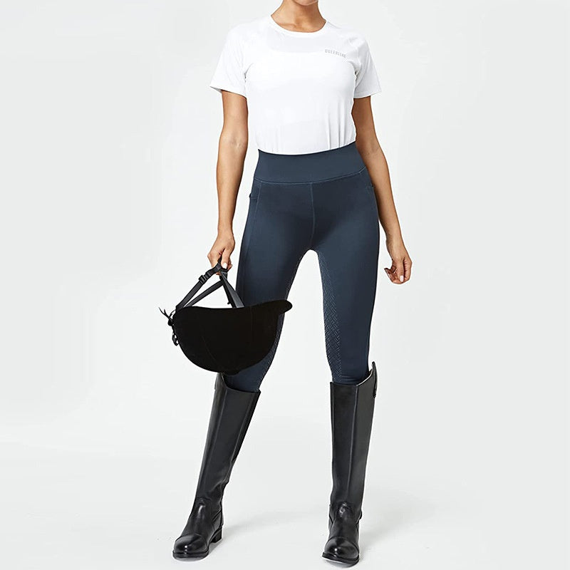 Women's Equestrian Epoxy Non-slip Tights