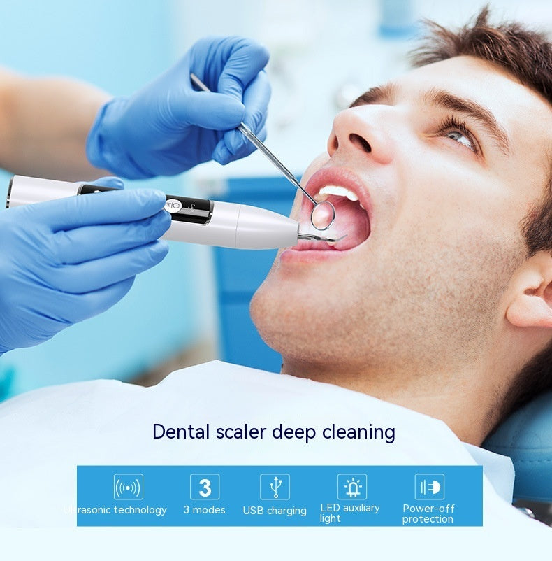 Visual Household Frequency Tracking Ultrasonic Dental Cleaner