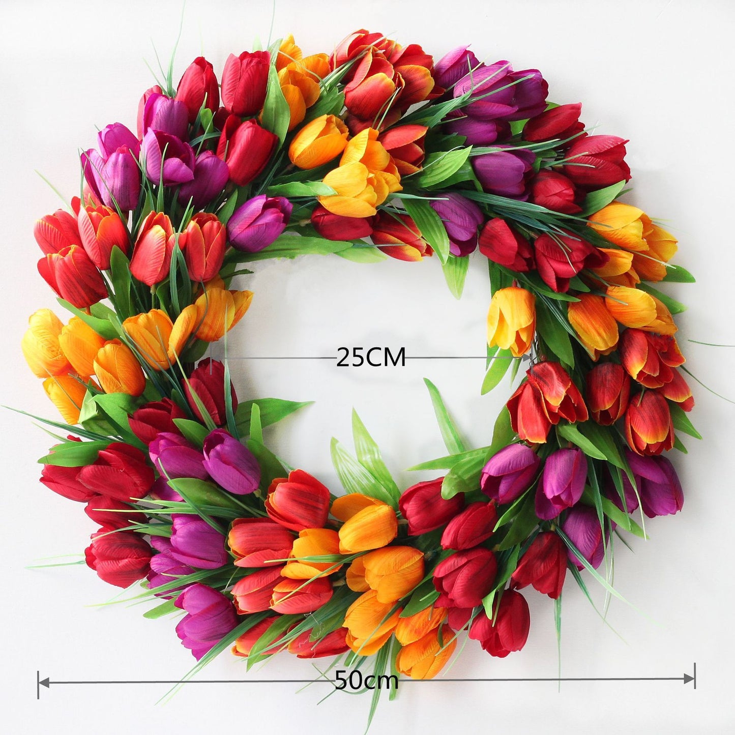 Spring Simulation Tulip Garland Home Ornamental Flower