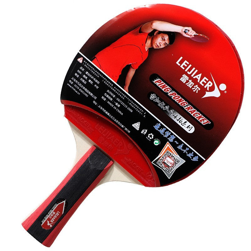 Table tennis racket with two rackets and three balls