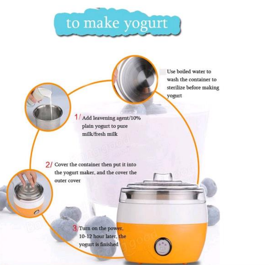 Homemade Automatic Yogurt Maker Electric Yogurt Cream Making Machine Ice Maker