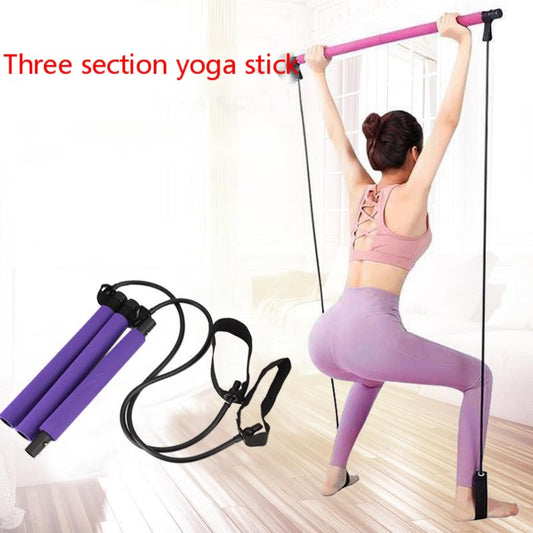 Dreiteiliger Pilates-Fitnessstick