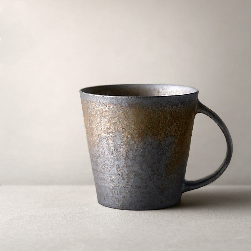 Vintage stoneware coffee cup