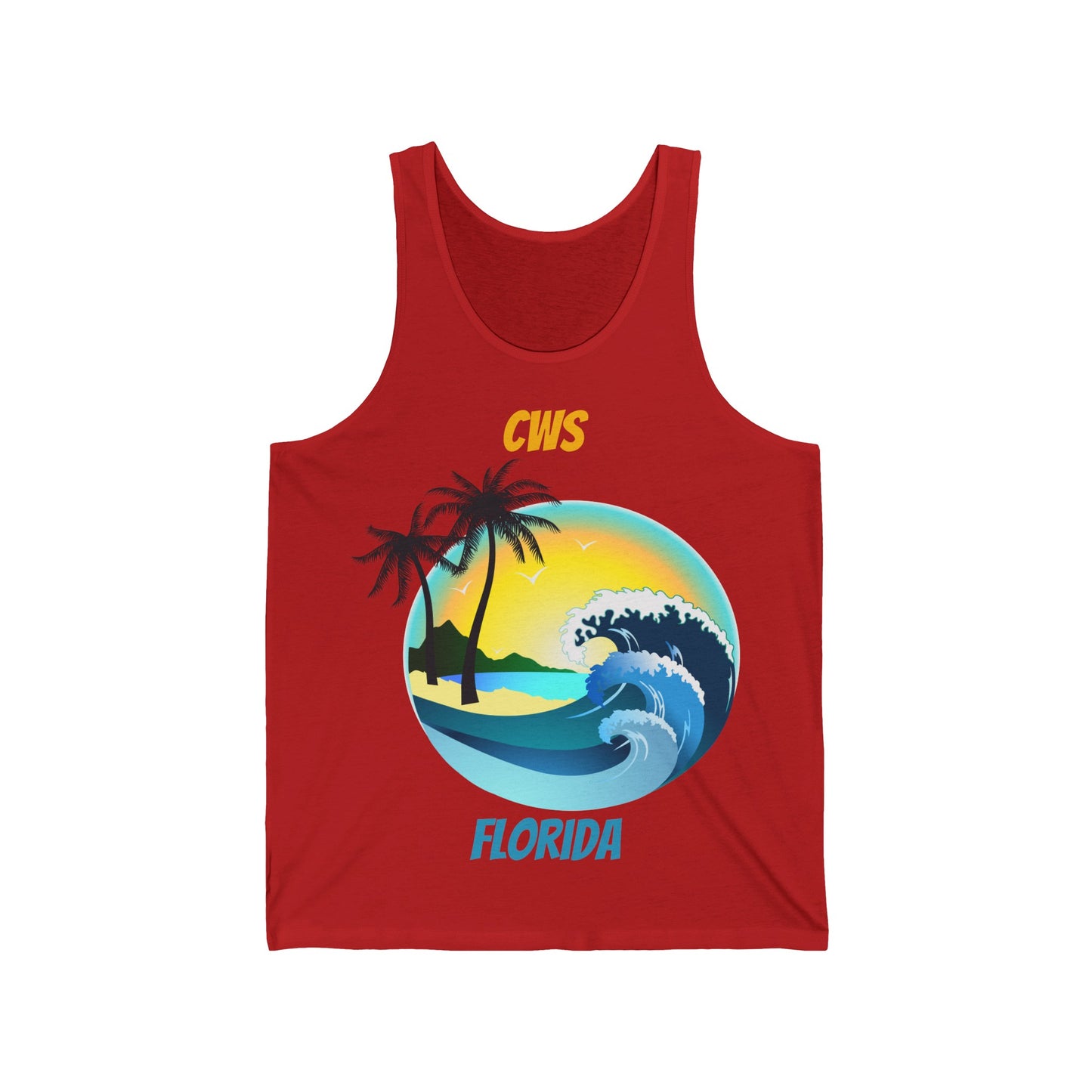 CWS Florida Unisex Jersey Tank von Cozy Winter Store