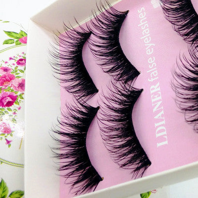 Thick false eyelashes