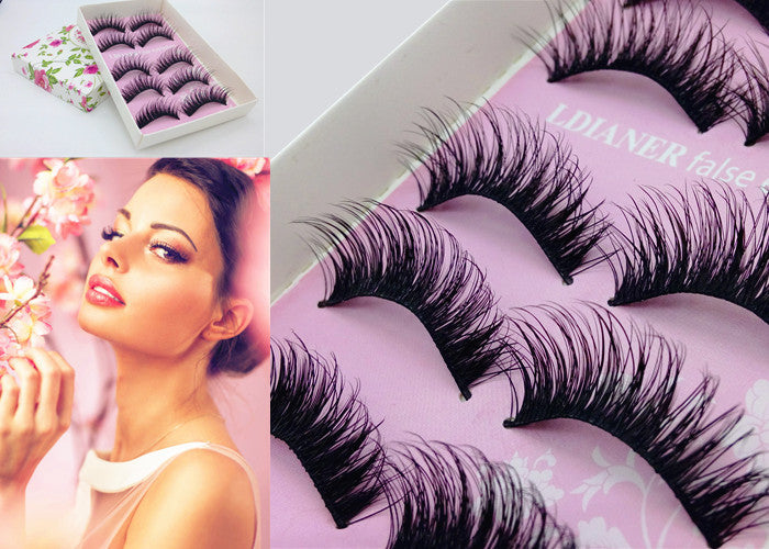 Thick false eyelashes