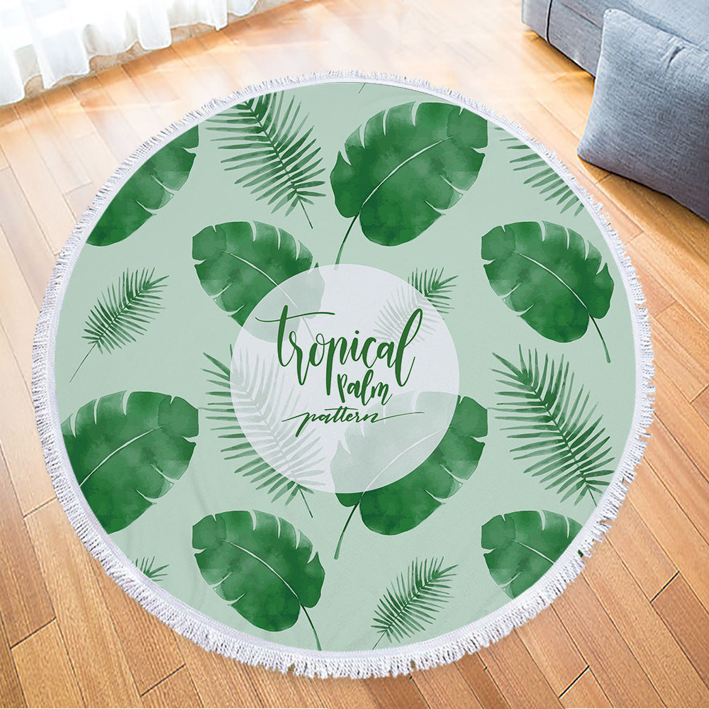 Leaf beach towel