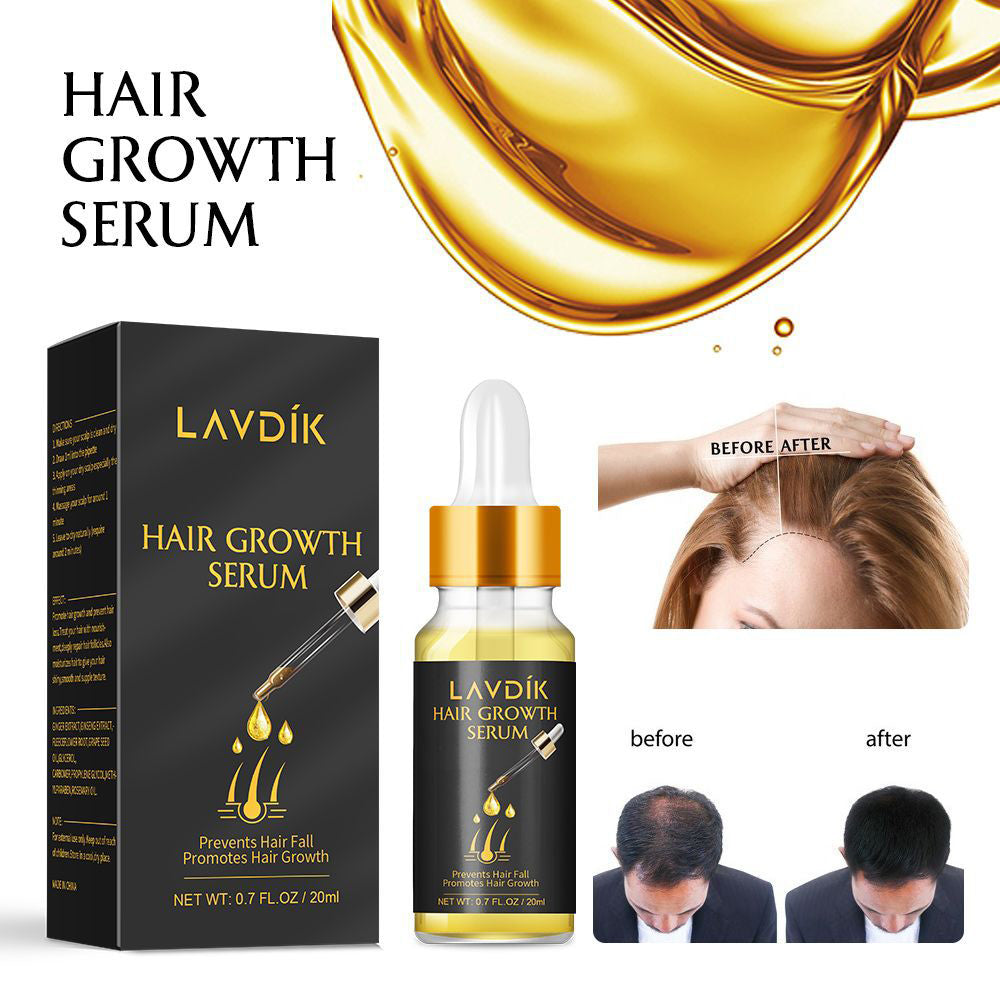 Damaged Hair Repair Women Men's Fast Hair Growth Essence Oil Anti-hair Loss Lotion