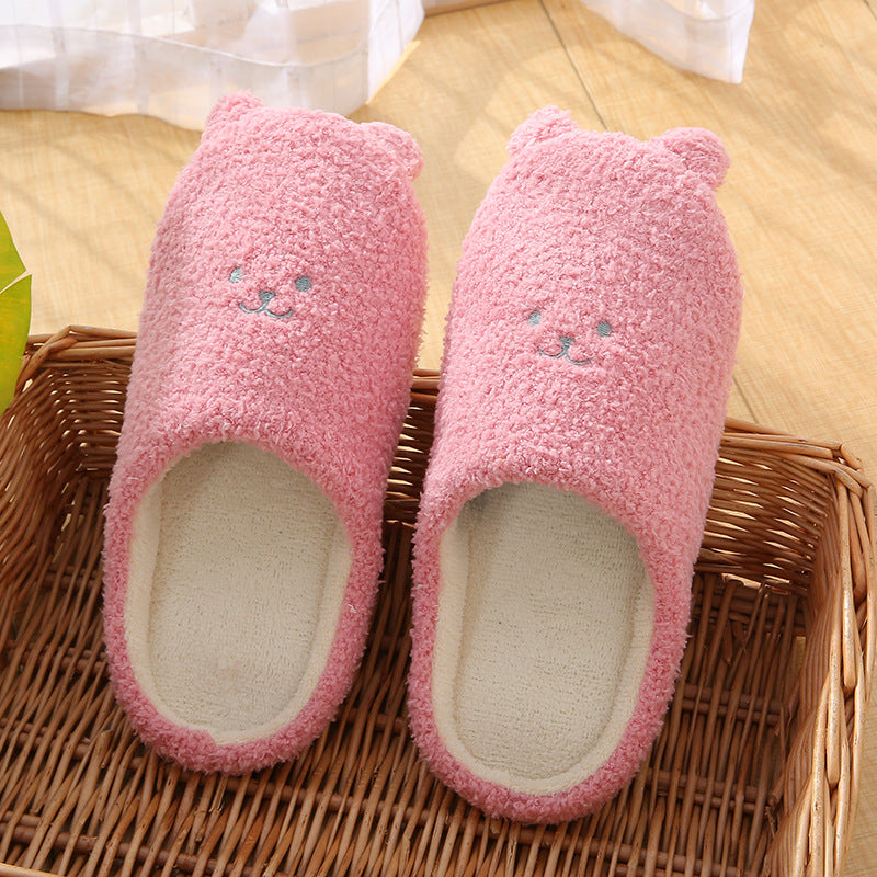 CoupleCozy: Winter warm cotton slippers designed for couples' comfort.