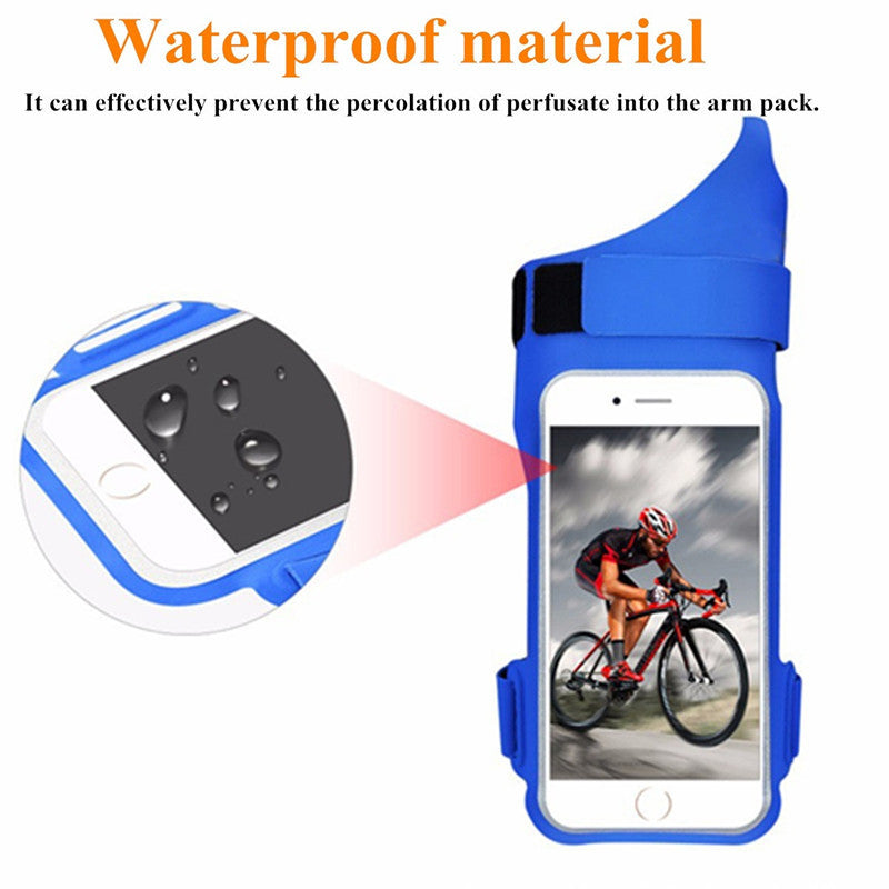 Waterproof High Elastic Touch Screen Unlocking Sports Armband