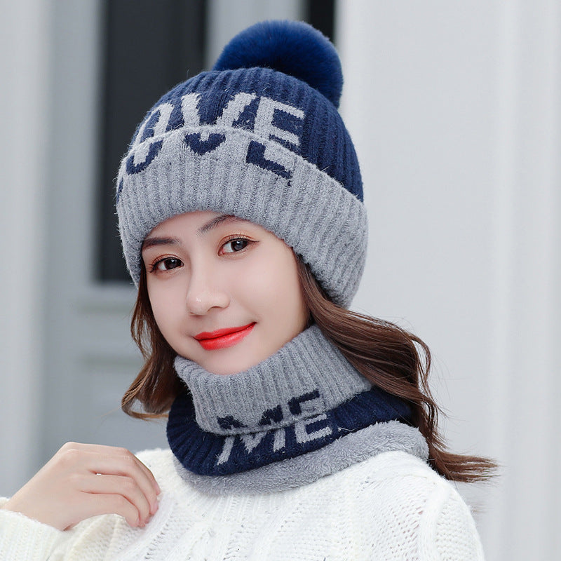 Women's Fleece Woolen Hat For Travel Thermal Equipment