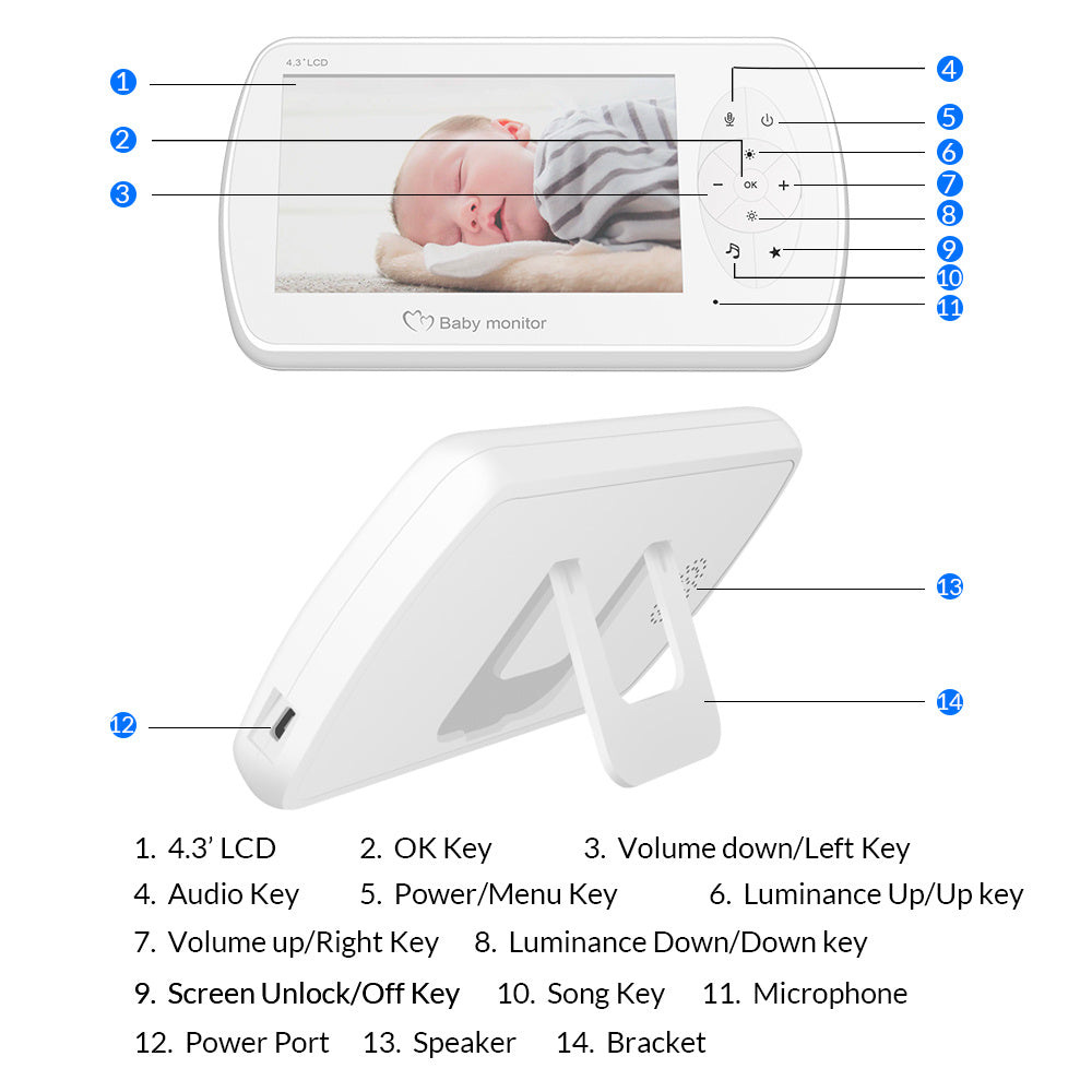 Baby monitoring home monitor