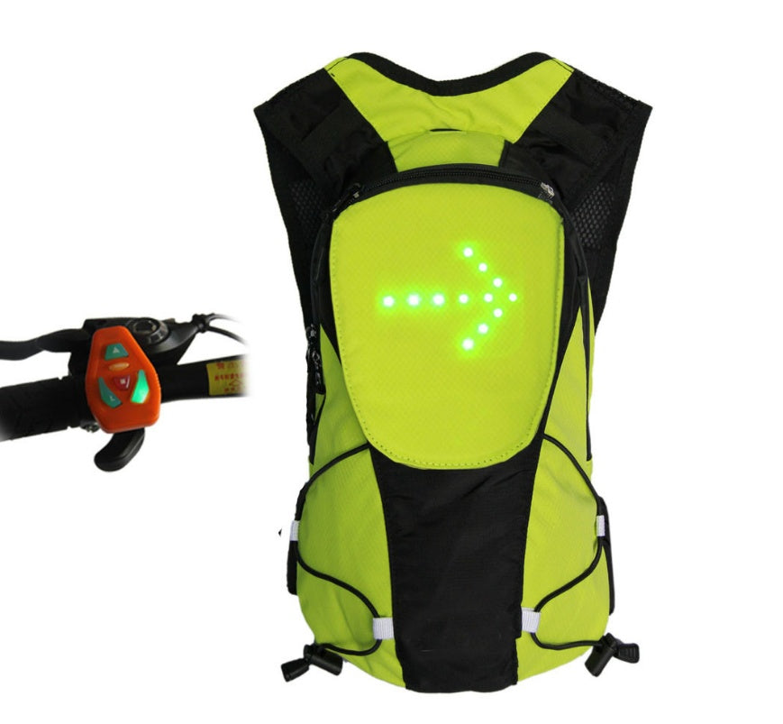 Turn signal backpack LED backpack warning light