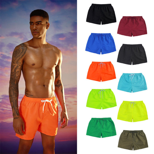 Men's Beach Quick Dry Three Points Casual Loose Surf Pants