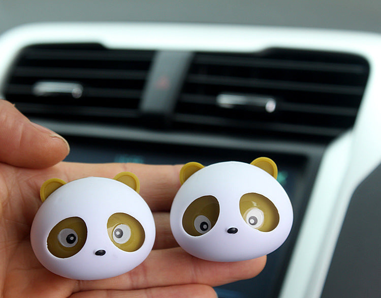 Essence Elysium presents: Panda Car Perfume. Cute Solid Aromatherapy for Your Car Seats.