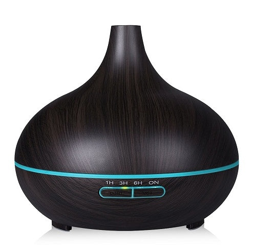 Ultrasonic Aroma Diffuser Humidifier Wood Grain