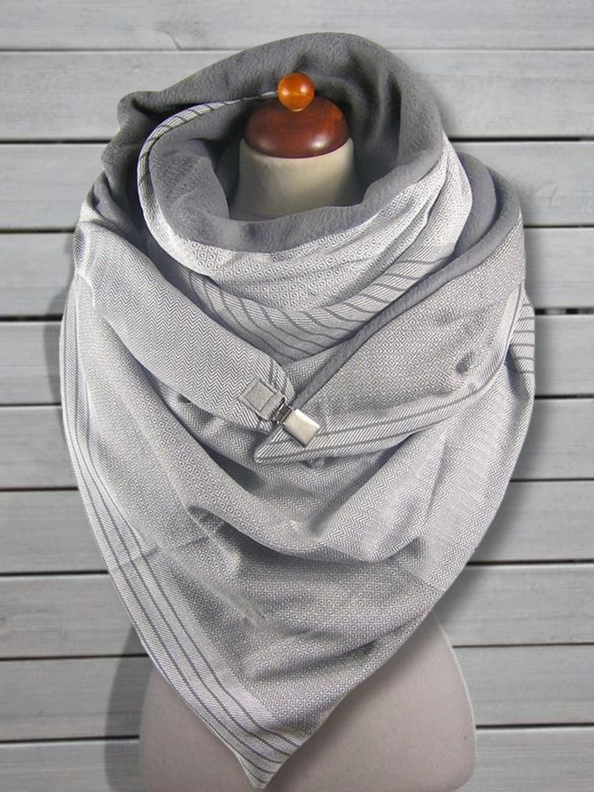 Ladies plus fleece winter scarf