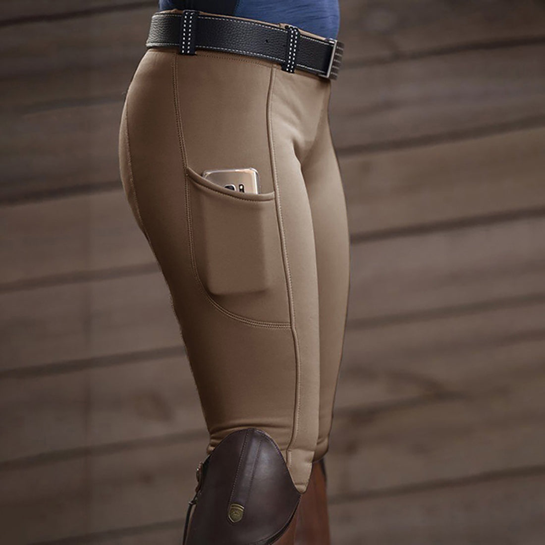 Stretch Equestrian Hip-Lifting Pants: Comfortable Casual Wear for Ladies