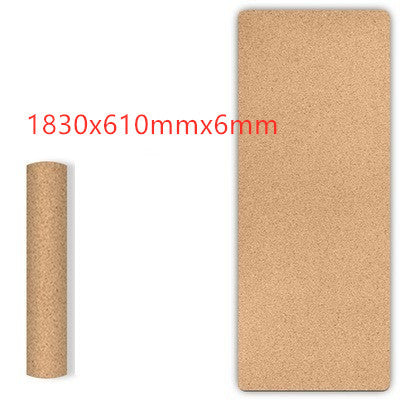 Portable Cork Yoga Non-Slip Exercise Mat Composite Environmentally Friendly TPE