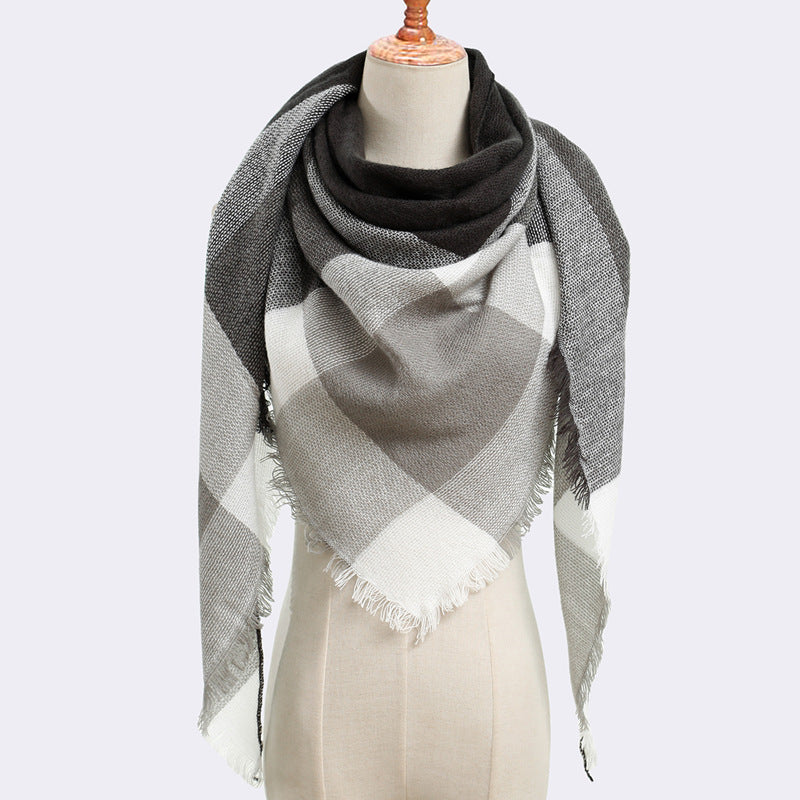 Fashionable Women's Cashmere Thermal Scarf