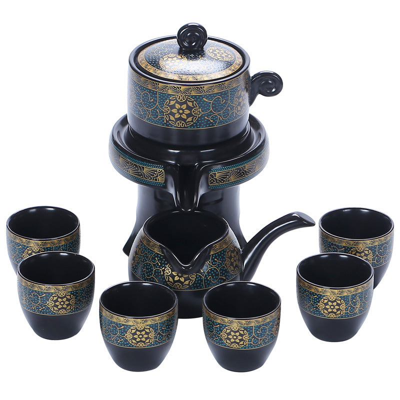 Ceramic Automatic Tea Set Zisha Kungfu Tea Set