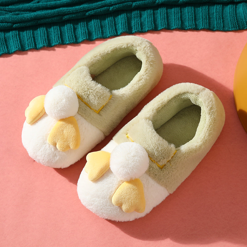 CoupleCozy: Plush home slippers for a warm and comfortable experience.