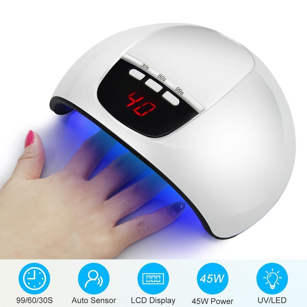 Nageltrockner Nagellampe Smart Sensor 54W