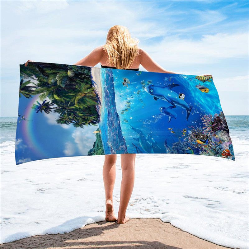 Square beach towel