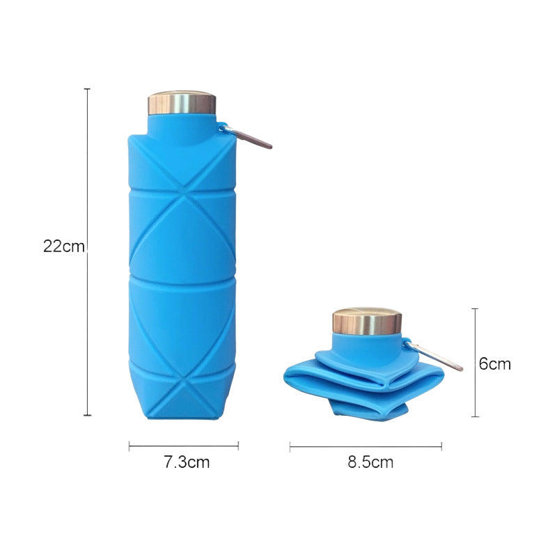 Tragbare Wasserflasche aus lebensmittelechtem Silikon