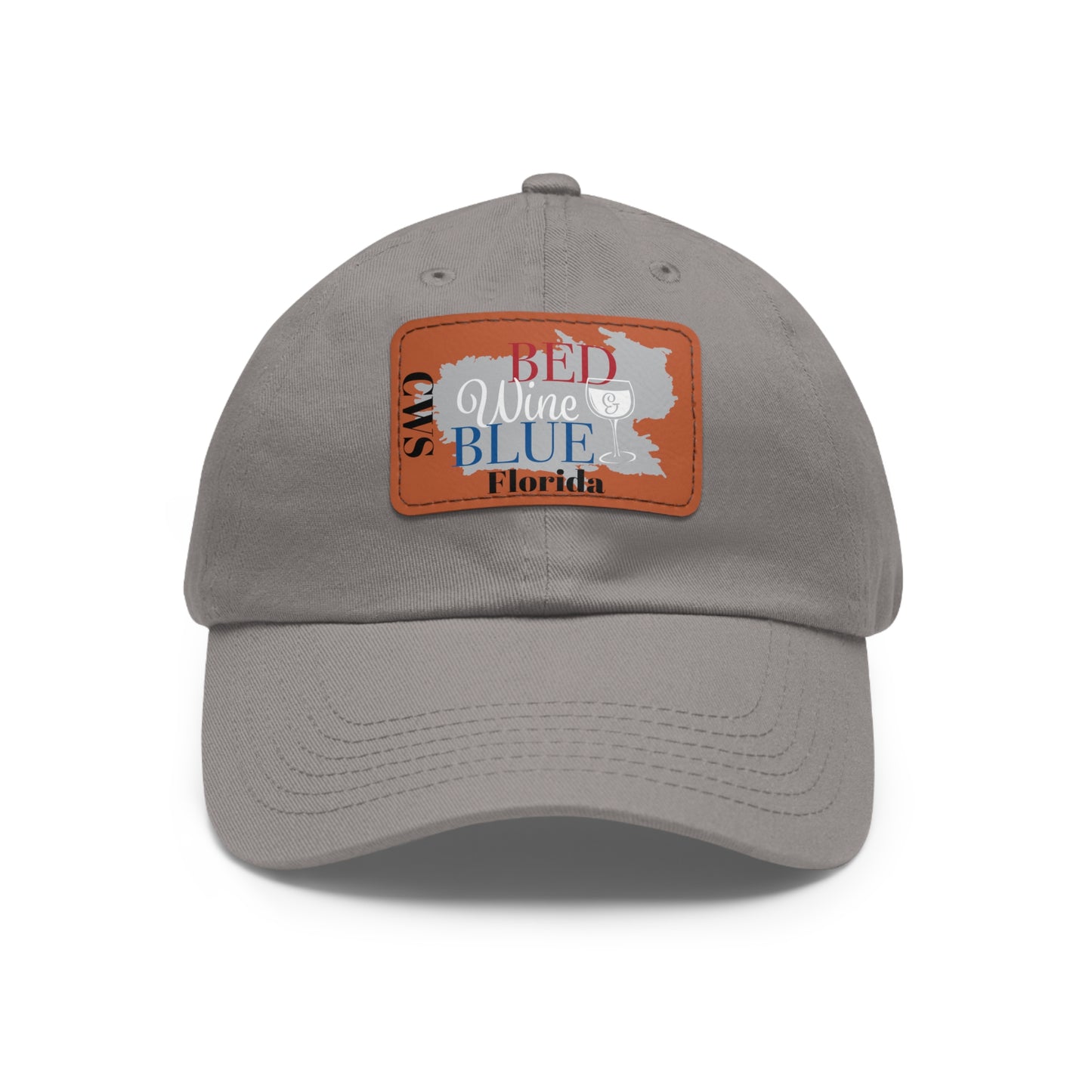 CWS Florida Dad Hat with Leather Patch By Cozy Winter Store (ships within USA only)