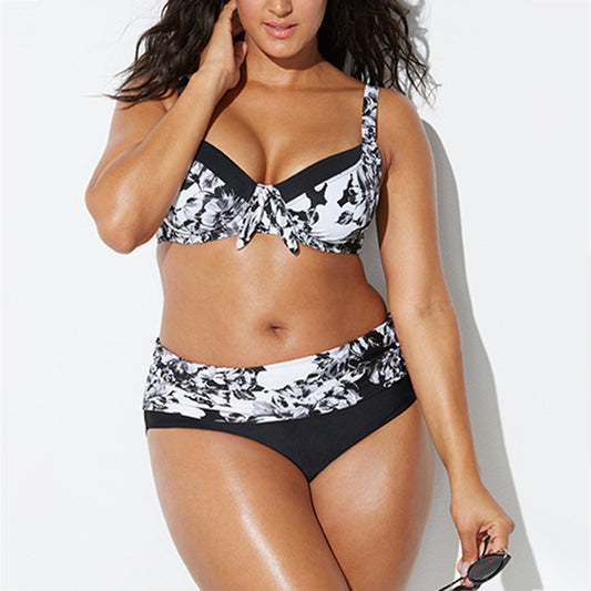 New European And American Plus Size Bikini Swimsuit